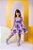 Vestido Stitch Rosa Temáticos Fashionista Festa Infantil - Imagem 1