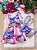 Vestido Stitch Rosa Temáticos Fashionista Festa Infantil - Imagem 6