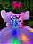 Vestido Lilo Stitch Rosa Bebe com Led Tematicos - Imagem 2