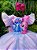 Vestido Lilo Stitch Rosa Bebe com Led Tematicos - Imagem 13