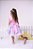 Vestido Infantil Rosa Glitter Babados Festa Luxo - Imagem 6