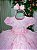 Vestido Infantil Rosa Bebe Festa Babados - Imagem 2