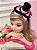 Tiara Infantil Mundo Bita Rosa e Preta com Strass - Imagem 3