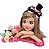 Tiara Infantil Mundo Bita Rosa e Preta com Strass - Imagem 2