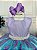 Vestido Infantil Ariel Princesa Renda e Cinto de Pérolas - Imagem 4