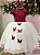 Vestido Infantil Daminha Midi Florista Jardim Encantado Marsala e Off - Imagem 1