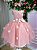 Vestido Infantil Daminha Regata Flores Rose - Imagem 1