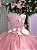 Vestido Infantil Daminha Regata Flores Rose - Imagem 4