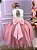 Vestido Infantil Daminha Midi Florista Jardim Encantado Rose e Off - Imagem 3