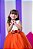 Vestido Infantil Daminha Midi Florista Jardim Encantado Terracota e Off - Imagem 5