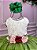 Vestido Infantil Daminha Midi Florista Jardim Encantado Verde e Off - Imagem 4