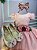 Vestido Infantil Daminha Midi Flores Rose - Imagem 2