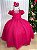 Vestido de Formatura Pink Longo Tule Pipoquinha - Imagem 1