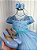 Vestido Formatura Azul Bebe Longo Tule Pipoquinha - Imagem 2