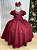 Vestido Formatura Marsala Longo Tule Pipoquinha - Imagem 1