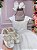 Vestido Infantil Branco Cinto Perolas Longo Tule - Imagem 3