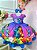 Vestido Stitch e Lilo Roxo Festa Luxo Aniversario - Imagem 1