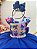 Vestido Stitch e Lilo Infantil Azul Royal Aniversario - Imagem 6