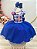Vestido Stitch e Lilo Infantil Azul Royal Aniversario - Imagem 1