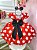 Vestido Minnie Vermelho Busto Com Strass Festas - Imagem 3