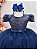 Vestido Formatura Infantil Azul Marinho Damas Strass Luxo - Imagem 3