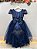 Vestido Formatura Infantil Azul Marinho Damas Strass Luxo - Imagem 4
