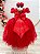 Vestido Formatura Vermelho Infantil Damas Casamento Festas Luxo - Imagem 3
