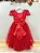 Vestido Formatura Vermelho Infantil Damas Casamento Festas Luxo - Imagem 5