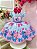 Vestido Infantil Lilo Stitch e Angel Azul Festas - Imagem 1