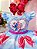 Vestido Infantil Lilo Stitch e Angel Azul Festas - Imagem 3