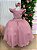 Vestido Infantil Longo Rose Formatura Dama de Honra Luxo Festas - Imagem 2