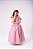 Vestido Infantil Longo Rose Formatura Dama de Honra Luxo Festas - Imagem 5