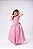 Vestido Infantil Longo Rose Formatura Dama de Honra Luxo Festas - Imagem 3