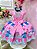 Vestido Infantil Stitch Lilo e Angel Rosa Festas - Imagem 2