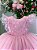 Vestido Jardim Encantado Luxo Festa Infantil Rosa - Imagem 5