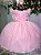 Vestido Jardim Encantado Luxo Festa Infantil Rosa - Imagem 4
