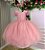 Vestido Infantil Festa Jardim Encantado Rose Menina Luxo - Imagem 1