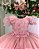 Vestido Infantil Festa Jardim Encantado Rose Menina Luxo - Imagem 3