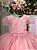 Vestido Infantil Festa Jardim Encantado Rose Menina Luxo - Imagem 5