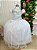 Vestido Jardim Encantado Longo Borboletas Branco - Imagem 1