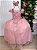 Vestido Jardim Encantado Longo Borboletas Rose - Imagem 1