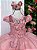 Vestido Jardim Encantado Longo Borboletas Rose - Imagem 3