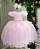 Vestido Jardim Encantado Festa Rosa Bebe - Imagem 1