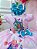 Vestido Infantil Labubu 3D Rosa Colorido Festas - Imagem 3