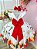 Vestido Infantil Branco Aquarela Com Cinto de Pérolas Luxo - Imagem 2