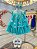 Vestido Infantil Verde Jardim Encantado Luxo - Imagem 1
