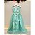 Vestido Infantil Longo Verde Menta Daminhas Casamentos Luxo - Imagem 6