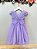 Vestido Infantil Lilás Jardim Encantado Damas Com Renda - Imagem 5