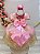 Vestido Infantil Rosa Jardim Encantado Com Renda Realeza - Imagem 2