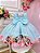 Vestido Infantil Baby Looney Tunes Azul Claro Laço Festas - Imagem 2